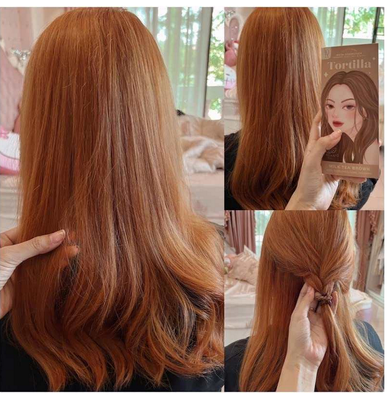 Kota Cosmetics Hair Color Cream Tortilla - Milk Tea Brown_img_1