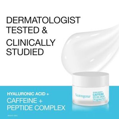 Neutrogena Hydro Boost+ Caffeine Eye Gel Cream, Fragrance Free (14gm)_img_1