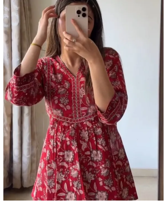 Ladies Western Fashion Printed Stylish Tops For Girls, Women_img_1