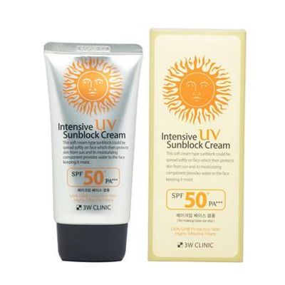 3W Clinic Intensive UV Sunblock Cream-70 ml - SPF50Plus_img_0