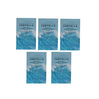 (5pcs) SKIN1004 Madagascar Centella Hyalu-Cica Water-Fit Sun Serum SPF 50+ PA++++ 1.5ml | Korean Cosmetic Product | Price in BD_img_0