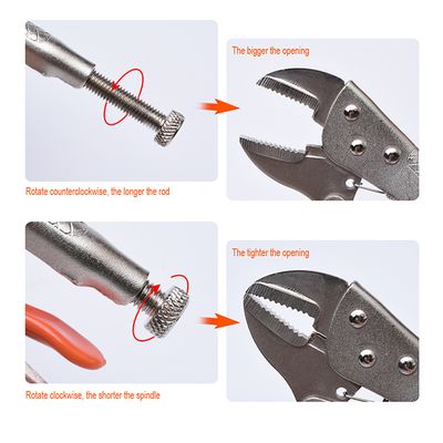 HARDEN Locking Pliers ( Straight Jaw ), Grip Plier with 2 size Option ( 7" | 10" ); Model: 560603 | 560604_img_4