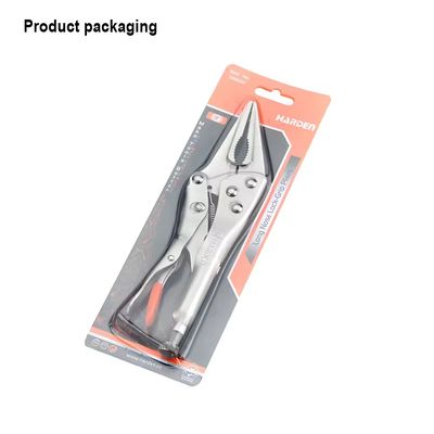 HARDEN 9" Grip Pliers, Straight Jaw, Professional Long Nose Locking Pliers Grip Pliers Straight Jaw Lock Vise Grip Clamp Hand Tool; Model: 560622_img_5