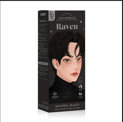 Kota Cosmetics Hair Color Cream Raven - Natural Black_img_0