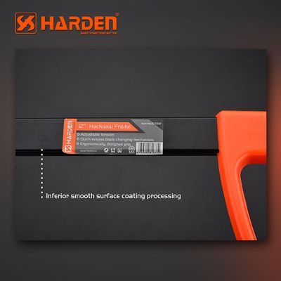 HARDEN 12" Hacksaw Frame (Classic), Adjustable Metal Hacksaw Frame \w blade; 610702_img_1