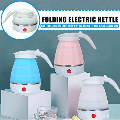 Travelling Folding Kettle and Electric Silicone Foldable_img_0