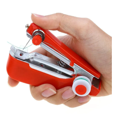 Sewing Machine, Portable Mini Handheld Stitching Machine, Mini Sewing Machine Automatic Feeding DIY Hand Sewing Machine for Beginners | Easy to Use and Fast Stitch_img_2