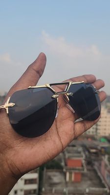259 Premium Oversize Rimless Sunglass_img_1