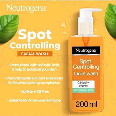 Neutrogena Spot Controlling Facial Wash – 200ml_img_1