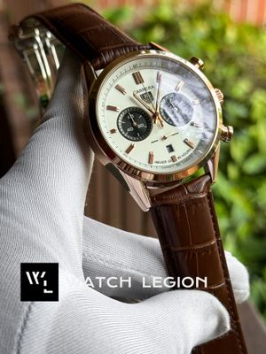 TAG BELT 2 CHRONO RG BODY BROWN BELT WHITE DIAL BLACK SUB_img_0