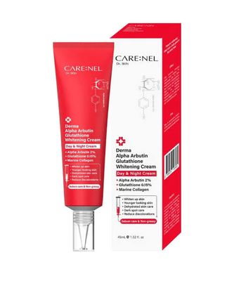 Care:Nel Derma Alpha Arbutin Glutathione Whitening Cream 45ml_img_2