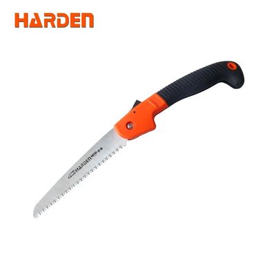 HARDEN 7" Foldable Saw, Soft TPR Handle, High quality fold small hand pruning saw, portable woodworking tree cutting wood for cutting trees; 631301_img_0