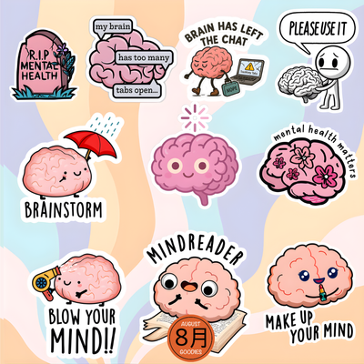 Brain Mood Sticker Set_img_0