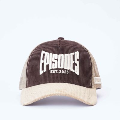Episodes Mocha Sand Trucker Cord Cap_img_1