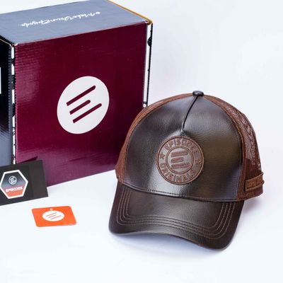 Episodes Original Trucker Faux Leather Cap_img_5