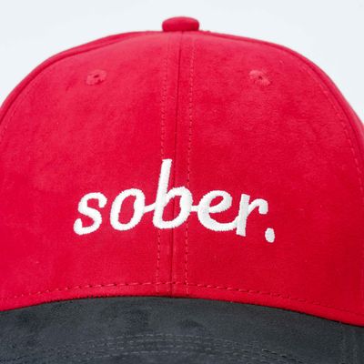 Episodes Sober Red Suede Cap_img_2