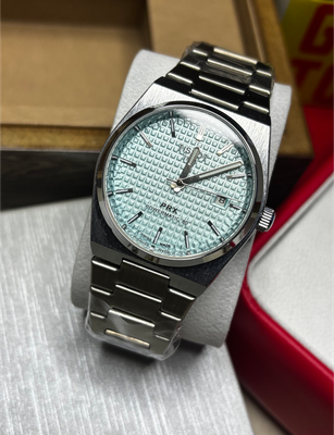 Tissot Prx Automatic Chain Silver Tiffany Dial_img_0
