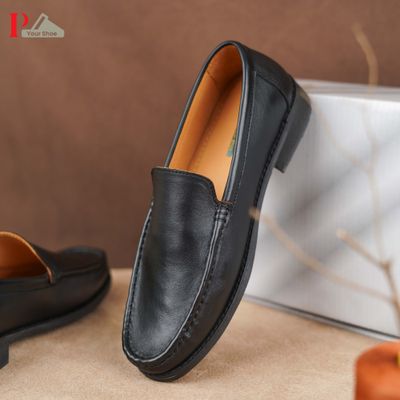 Black Handmade Moccasin_img_3