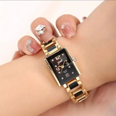 Elegant Women's Quartz Watch - Chic Rectangular Alloy Band, Perfect Christmas or Halloween Gift 26_img_0