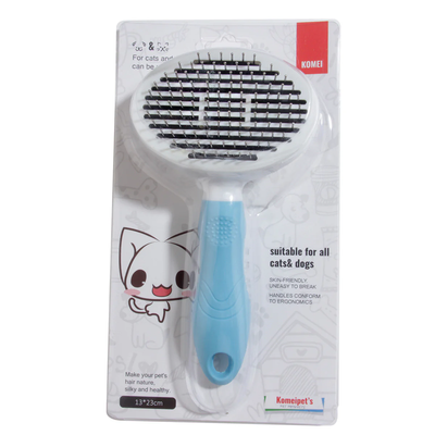 Premium Durable Push Grooming Brush For Cats/Dogs (Wide Shape)_img_0