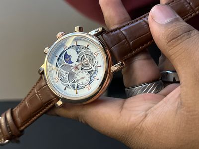 PATEK BROWN BELT ROSE GOLD CASE