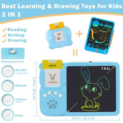 Kids 3 in 1 (Reading, Writing & Drawing) Rechargeable Educational Tablet for yours ANGEL_img_2