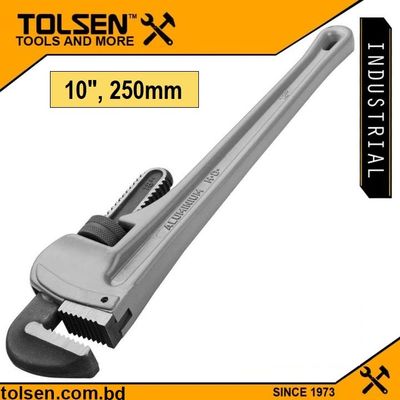 TOLSEN Lightweight Industrial Solid Aluminum Pipe Wrench ( 10" | 12" | 14" | 18" | 24" | 36" | 48" )_img_1