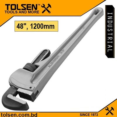 TOLSEN Lightweight Industrial Solid Aluminum Pipe Wrench ( 10" | 12" | 14" | 18" | 24" | 36" | 48" )_img_7