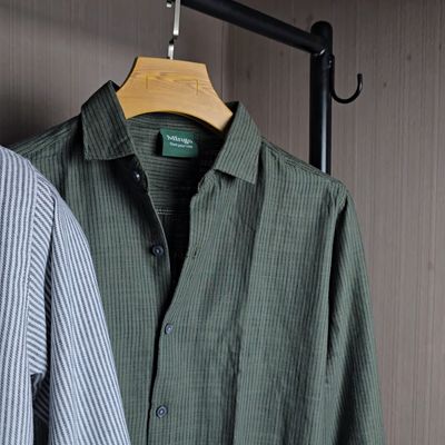 Dark Olive - Full Sleeve Old Money Shirt_img_2