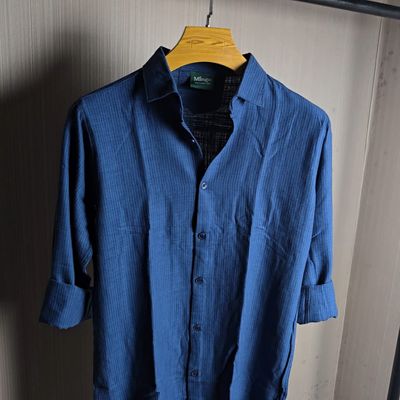 Regal Blue - Full Sleeve Old Money Shirt_img_1