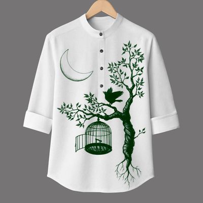 Premium Quality Cotton Katua (White Khacha ) / সুতি কাতুয়া_img_0