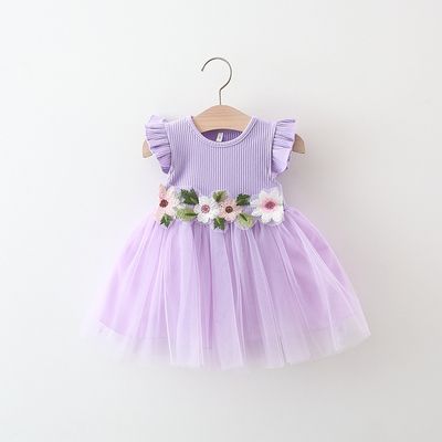🎀 Baby Girl Summer Princess Dress – Puffy Veil Skirt (Western Style)_img_0