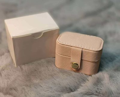 CASEGRACE Small Jewelry Ring Box Mini Travel Jewelry Case Portable Ring Storage Case for Rings Earrings, Gifts for Women Girls,_img_0