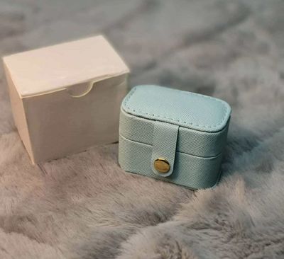 CASEGRACE Small Jewelry Ring Box Mini Travel Jewelry Case Portable Ring Storage Case for Rings Earrings, Gifts for Women Girls,_img_1