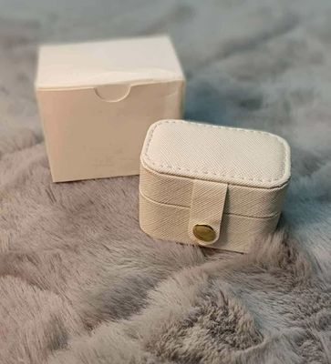 CASEGRACE Small Jewelry Ring Box Mini Travel Jewelry Case Portable Ring Storage Case for Rings Earrings, Gifts for Women Girls,_img_3