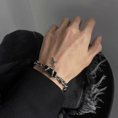 black gem star bracelet_img_0
