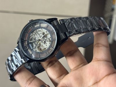FOSSIL AUTO SKELETON CHAIN FULL BLACK_img_0