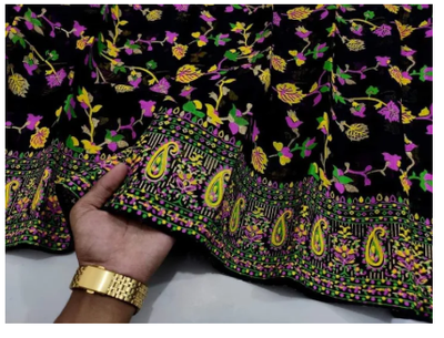 Fashionable New Design Multicolor White Skin Print Sari - Gorgeous Design Saree For Women - Half Silk Tangail Tat Saree - Perfect for All Occasions_img_5