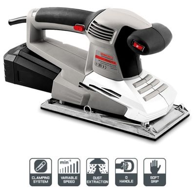 CROWN Professional Finishing Orbital Sander, 300W, square, 230x115mm (1/2" sheet); Model: CT13401_img_0