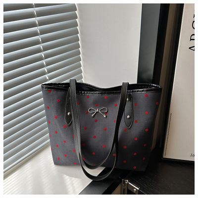 Polka Dot Printed Tote Bag for Women_img_1