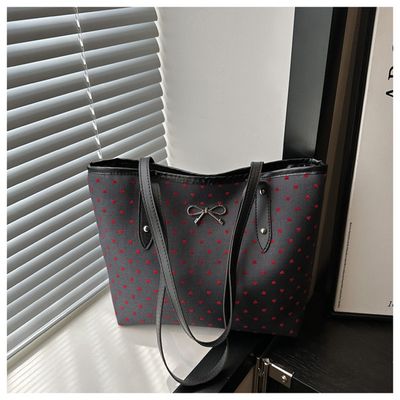 Polka Dot Printed Tote Bag for Women_img_2