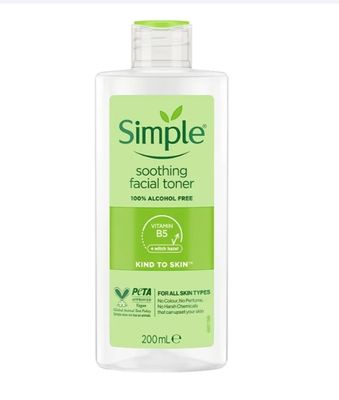 Simple Kind To Skin Soothing Facial Toner 200ml_img_0
