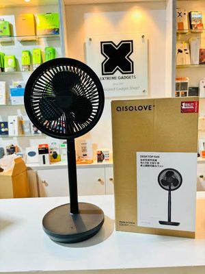 Xiaomi AISOLOVE F5 Pro 4000mAh Rechargeable Swing Fan – Extendable, Black_img_0