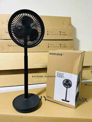 Xiaomi AISOLOVE F5 Pro 4000mAh Rechargeable Swing Fan – Extendable, Black_img_1