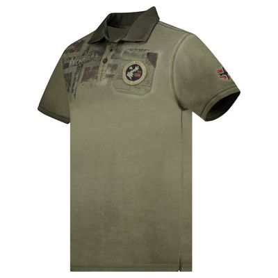 Men - Polo Short Sleeve 100% Cotton Khaki_img_2