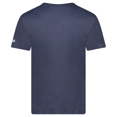 Canadian Peak JVICKEAK Homme - T-Shirt Col Rond avec Impressions et Drapeau Marine_img_1