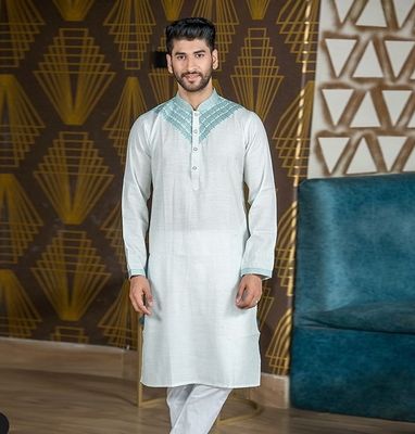 Imported Cotton Febrics Panjabi (P-125619)_img_0