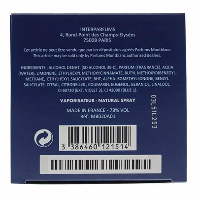 Montblanc Explorer Ultra Blue EDP Men's Body Spray 100ML_img_3