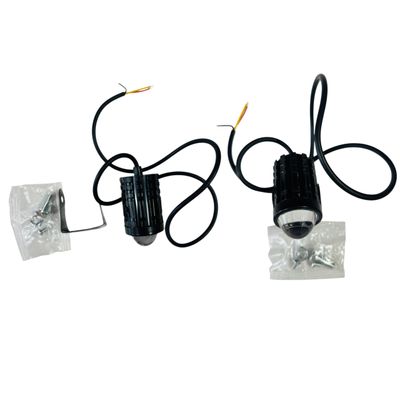 Mini Drivig Fog Light 2 pcs Set 2 Colour White And Yellow 3 Cable_img_2