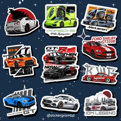 Cars Sticker Set 11